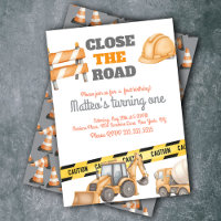 Construction Vehicles Birthday Dump Truck