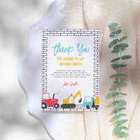 Construction Vehicles Boy Birthday Party