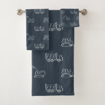 Construction Vehicles Builder Boy Truck Dark Blue