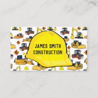 Construction Vehicles Hardhat Contractor