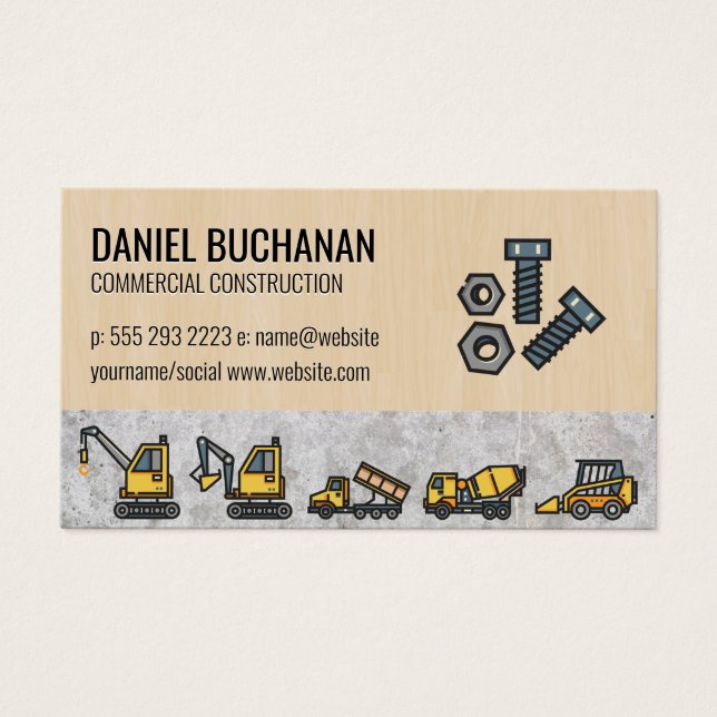 Construction Vehicles | Nuts and Bolts (Front)