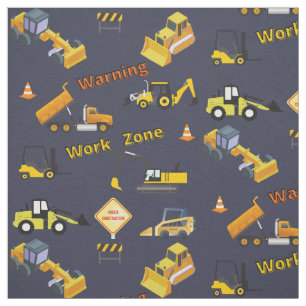 Construction Warning Work Zone Fabric