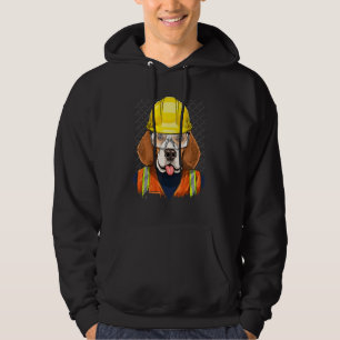Construction Worker Beagle Laborer Puppy Beagle Do Hoodie