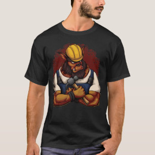 Construction worker bear T-Shirt