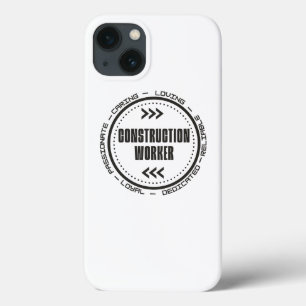 Construction Worker iPhone 13 Case