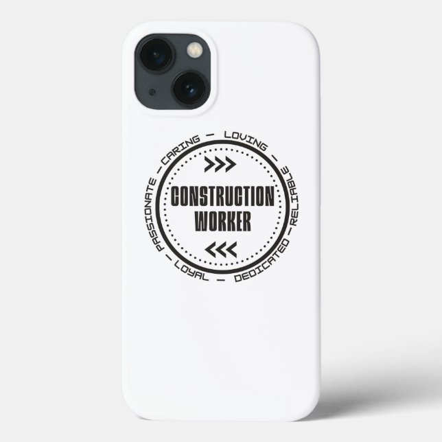 Construction Worker Case-Mate iPhone Case (Back)