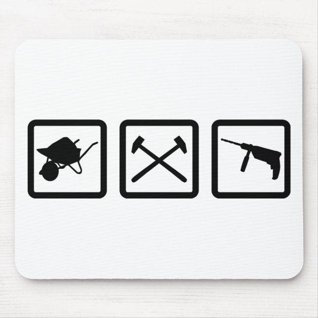 construction worker gear mouse pad (Front)