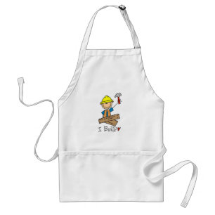 Construction Worker I Build T-shirts and Gifts Standard Apron