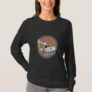 Construction Worker Men Boys Kids Driver Excavato T-Shirt