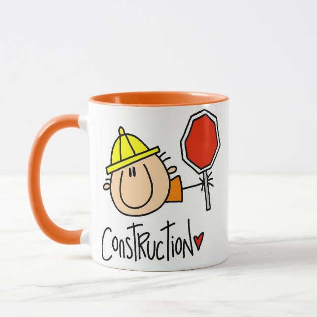 Construction Worker Mug (Left)