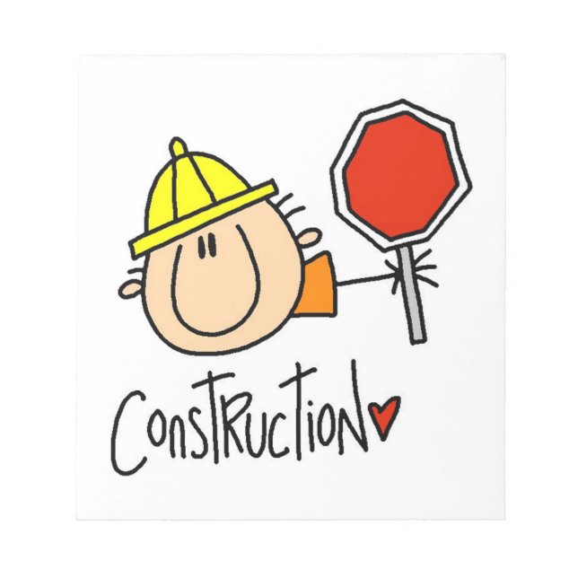 Construction Worker Notepad (Front)