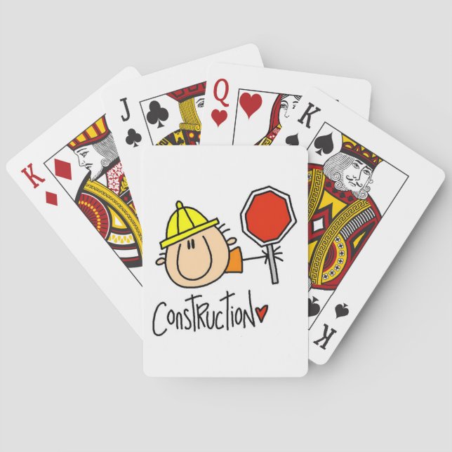 Construction Worker Playing Cards (Back)
