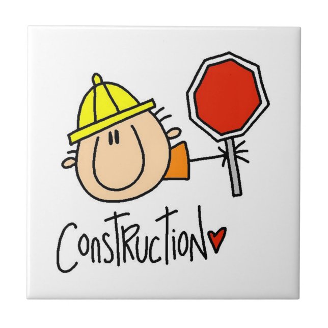 Construction Worker Tile (Front)