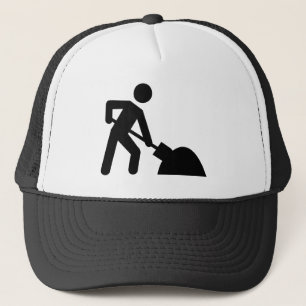 Construction worker trucker hat