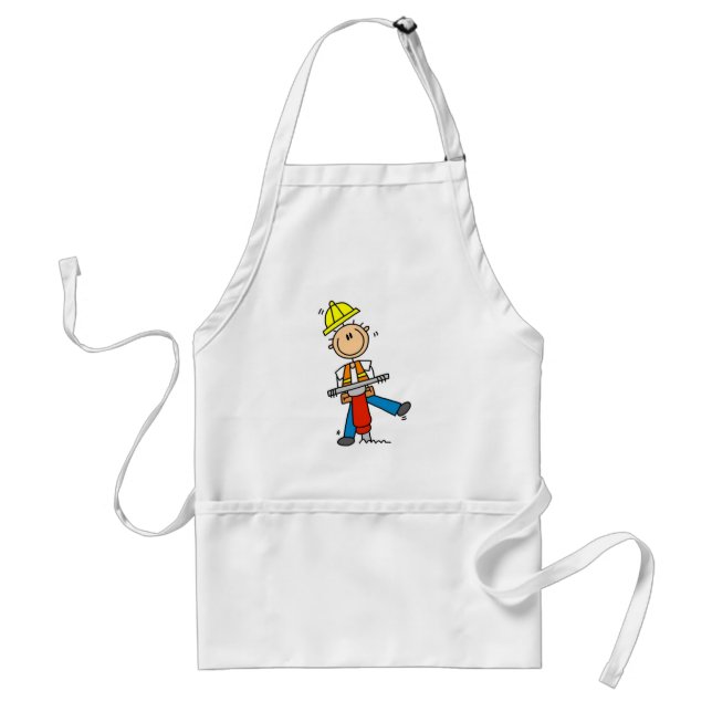 Construction Worker with Jack Hammer Standard Apron (Front)