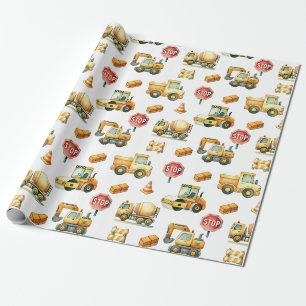 Construction wrapping paper