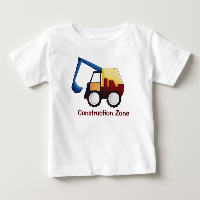 Construction Zone Baby T-Shirt (Front)