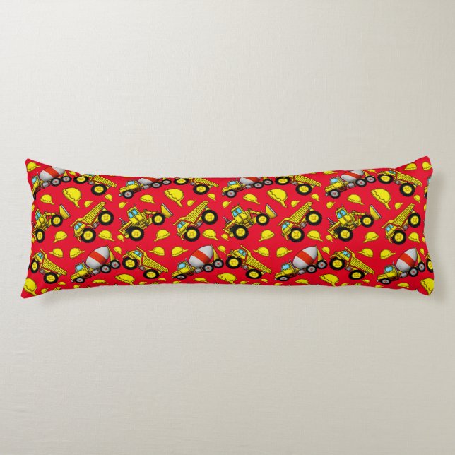 Construction Zone Body Pillow (Front)
