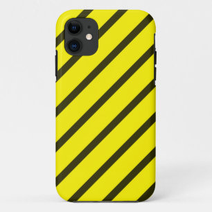 Construction Zone Diagonal iPhone 11 Case