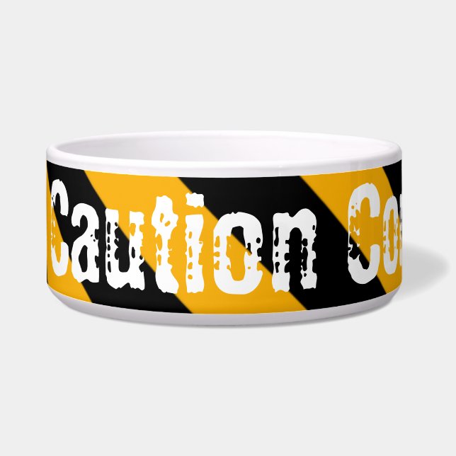 Construction Zone Pet Bowl (Left)