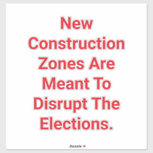 Construction Zones Block Vote Hankamer Artjunkhaus (Sheet)