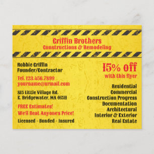 Constructions Flyers