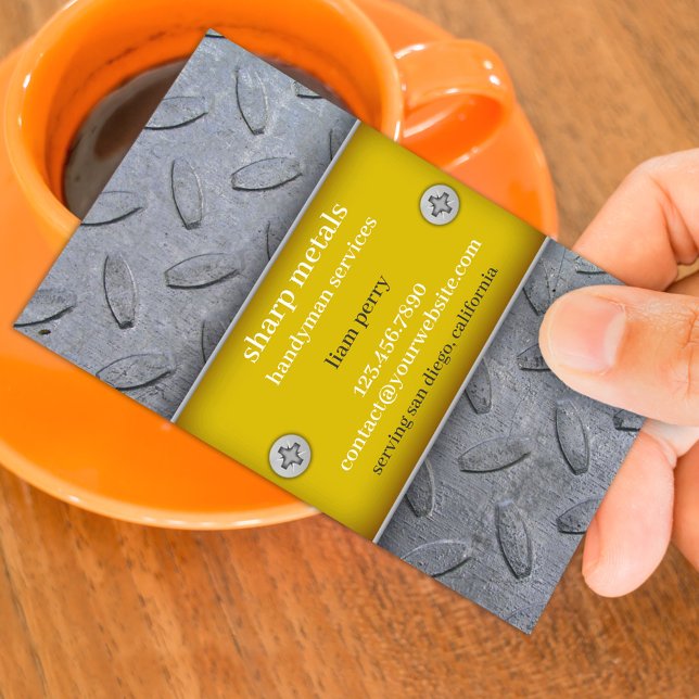 Constructions Handyman Business Card (Creator Uploaded)