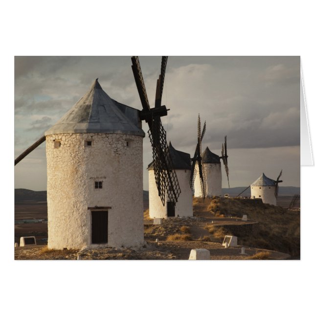 Consuegra, antique La Mancha windmills (Front Horizontal)