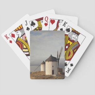 Consuegra, antique La Mancha windmills 3 Playing Cards
