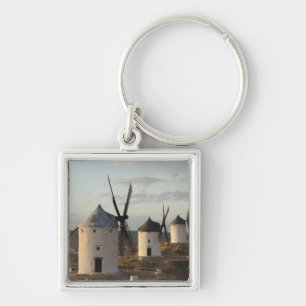 Consuegra, antique La Mancha windmills 5 Key Ring