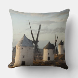 Consuegra, antique La Mancha windmills Cushion