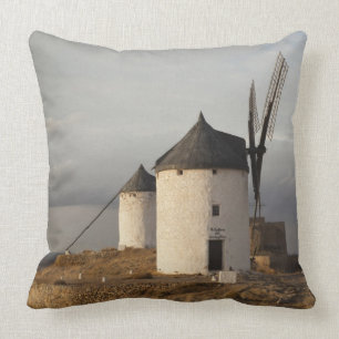 Consuegra, antique La Mancha windmills Cushion