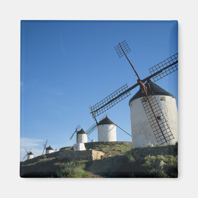 Consuegra, La Mancha, Spain, windmills 2 Magnet (Front)