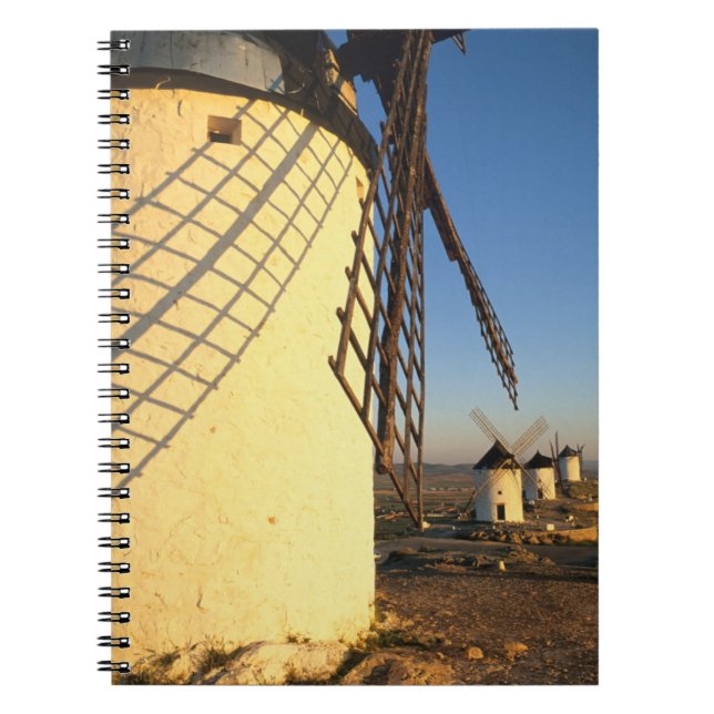 Consuegra, La Mancha, Spain, windmills and Notebook (Front)