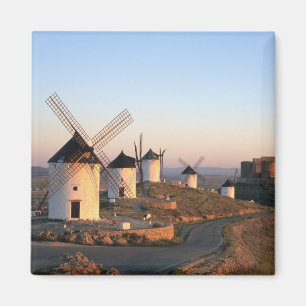 Consuegra, La Mancha, Spain, windmills Magnet