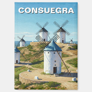 Consuegra Spain Travel Magnet