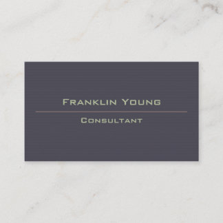 Consultant Business Card