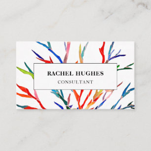 Consultant Colourful Business Card