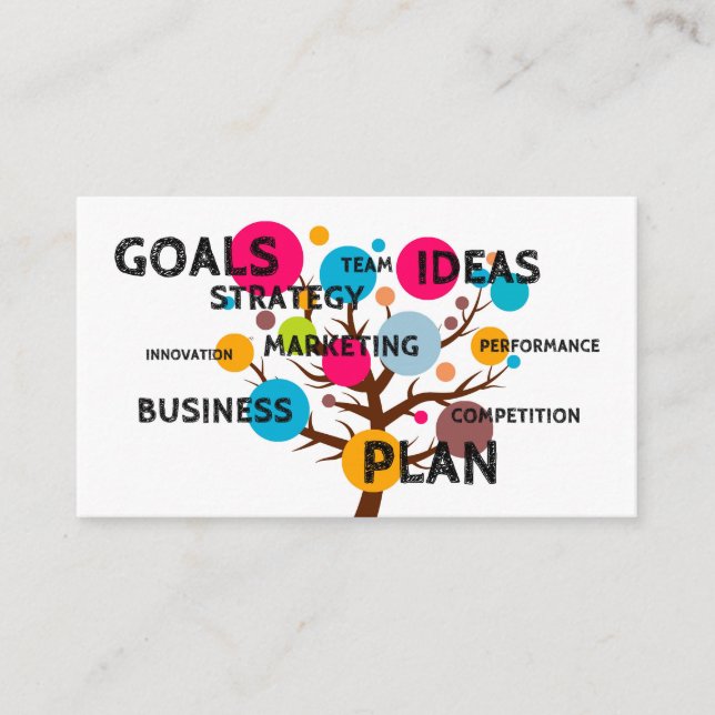 Consultant Goals Business Card (Front)