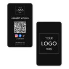 Consultant Logo Modern Black QR Code
