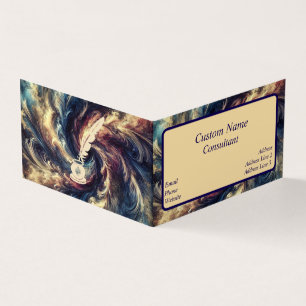 Consultant Modern Abstract Art Business Card