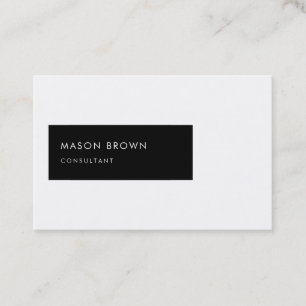 Consultant Profi Modern Geometric Business Card