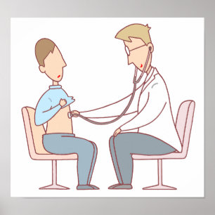 Consultation room that connects hearts. poster