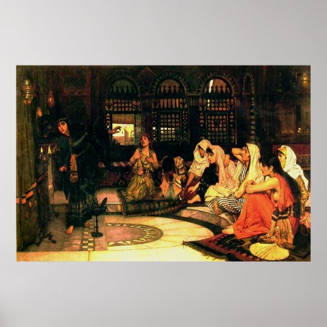Consulting the Oracle (1882)~ Fine Art Canvas Poster (Front)