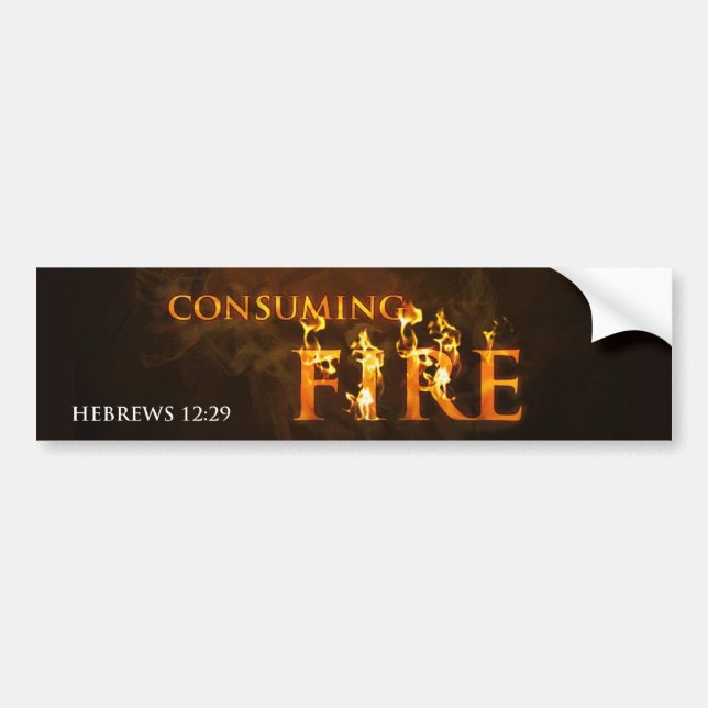 Consuming Fire Bumper Sticker (Front)