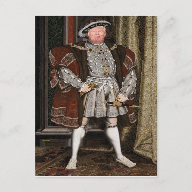 Contact Donald J. Trump Lyin' King Postcard (Front)