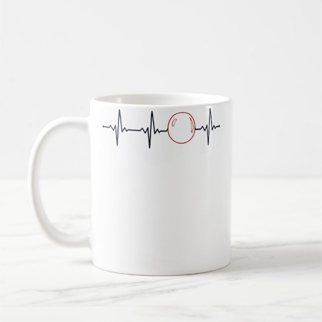Contact Juggling Heartbeat Ball Juggler Contact Ju Coffee Mug (Left)