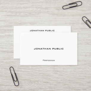 Contact With Us Modern Minimalist Template Elegant Business Card