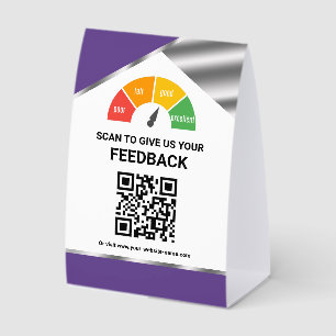 Contactless QR Code Customer Feedback