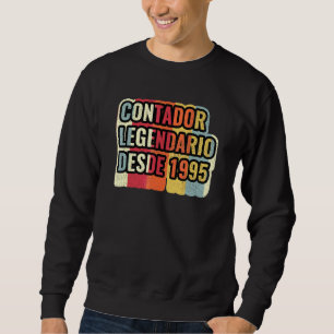 Contador Legendario Desde 1995   Accountant Sweatshirt